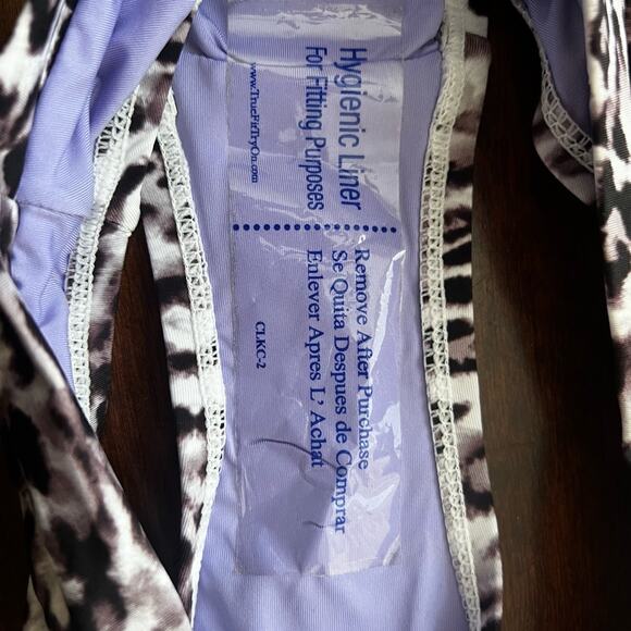 Becca Swimsuit 2 Piece Bikini Leopard print Set Size M - Picture 8 of 12